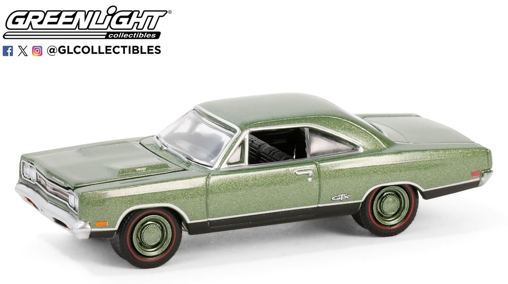 Plymouth HEMI GTX – F8 Ivy Green Metallic series 14 greenlight 1:64 