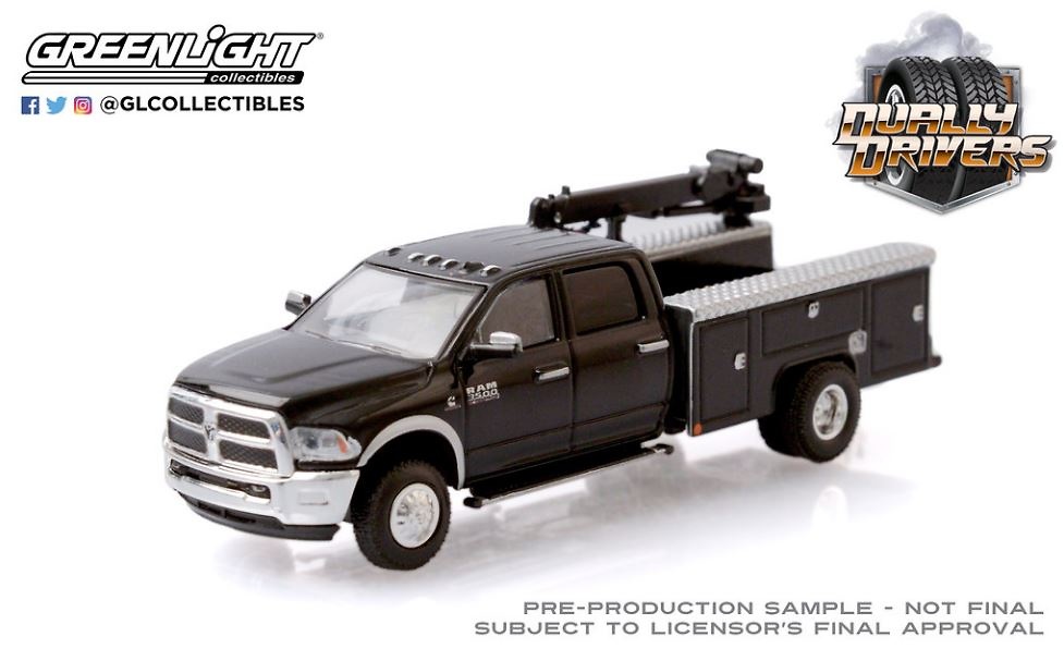 Ram 3500 Dually Crane Truck (2018) Greenlight 1/64 