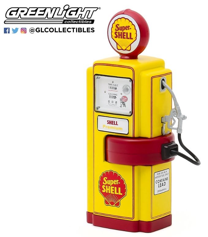 Vintage Gas Pumps 8 - Super Shell Greenlight scale 1:18 