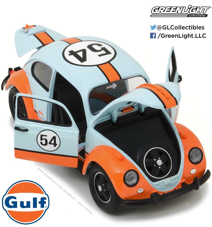 Volkswagen Beetle - Gulf Oil Racer Greenlight 12994 scale 1:18 