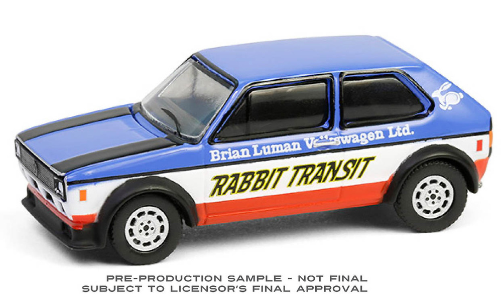 Volkswagen Rabbit GTI Widebody Vee Dub Series 20 Greenlight 1/64 