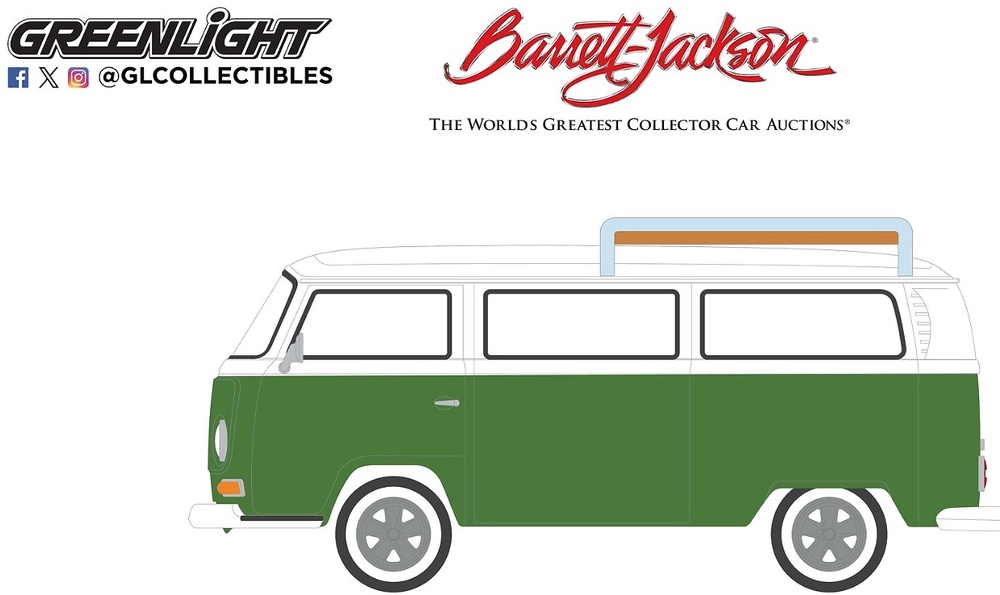 Volkswagen Type II Microbus -Palm Beach 2023- Barrett-Jackson Series 16 Greenlight 1/64 