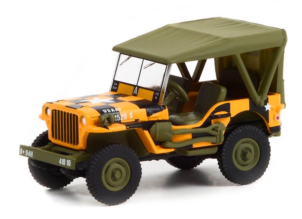 Willys MB Jeep - U.S. Army (1943) Battalion 64 Series 1 Greenlight 1:64 