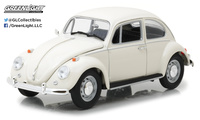 1:18 1967 Volkswagen Beetle Right-Hand Drive - Lotus White Greenlight scale 1/18