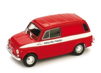 Autobianchi Furgoncino 500 "Vigili del Fuoco" (1972) Brumm R428 scale 1/43