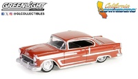 Chevrolet Bel Air – Red and Silver "Lowrider" (1955) Greenlight 1:64 