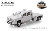 Chevrolet Silverado 3500 Dually Flat Bed (2015) Dually Drivers Series 5 Greenlight 1:64