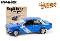 Datsun 510 “Show it Like it is - a Champion" Greenlight 39150-C scale 1/64