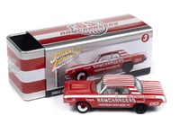 Dodge 330 Ramchargers 1964 with Collector Tin Johnny Lightning JLCT013-06274 scale 1/64