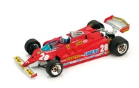 Ferrari 126CK "GP. USA Ovest" nº 28 Didier Pironi (1981) Brumm 1/43