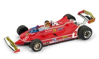 Ferrari 312 T5 "GP. Brasil" nº 2 Gilles Villeneuve (1980) Brumm 1:43