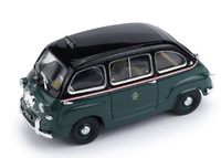 Fiat 600 Multipla 1ª Serie taxi de Milan (1956) Brumm R251 scale 1/43