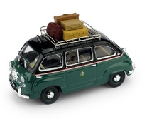 Fiat 600D Multipla Taxi de Milano (1960) Brumm R334 scale 1/43