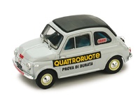 Fiat Nuova 500 "Prueba de Resistencia de Quattroruote" (1958) Brumm R433 scale 1/43