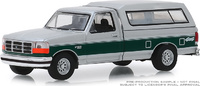 Ford F-150 XLT with Camper Shell (1996) Blue Collar Collection Series 6 Greenlight 1:64