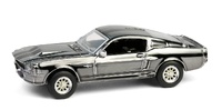 Ford Mustang Eleanor ”Gone in Sixty Seconds" (1967) Silver Chrome Edition Greenlight 30558 1:64