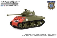 M4 Sherman Tank - U.S. Korean War (1952) Battalion 64 Series 1 Greenlight 1:64