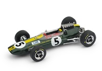 Monoplaza de Fórmula 1 Lotus 33 "GP. Gran Bretaña" nº 5 Jim Clark (1965) Brumm scale 1:43