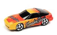 Nissan 240SX Import Heat Red / Yellow Johnny Lightning  JlSP254B scale 1/64