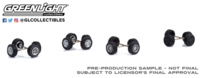 Pack of tires and wheels "Ford Mustang" Wheel & Tire Packs Series 5Greenlight 1:64