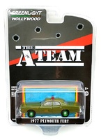 Plymouth Fury U.S. Army Police - A Team Greenmachine 1:64