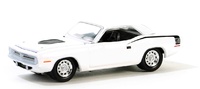 Plymouth Hemi ‘Cuda – Alpine White "Muscle series 28" (1970) Greenlight 1:64 