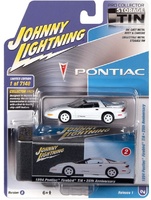 Pontiac Firebird T/A Anniversary Edition with Collector Tin Lightning JLCT009-05478scale 1/64