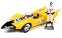 Speed Racer Shooting Star + Racer X Figure Auto World AWSS125 scale 1/18