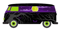 Volkswagen Type 2 Panel Van – Halloween 2025 – Spooky Night Greenlight 1:64