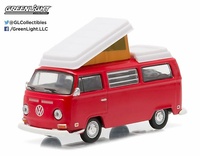  Volkswagen tipo 2 (T2B) Camper Van Greenlight 1:64