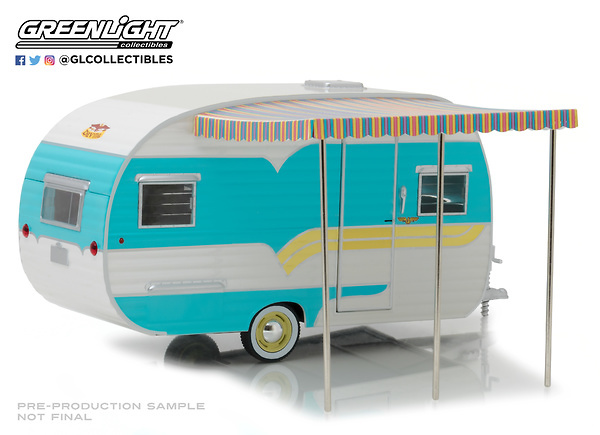 Caravana Catolac DeVille Travel Trailer (1958) Greenlight 18450A 1/24 