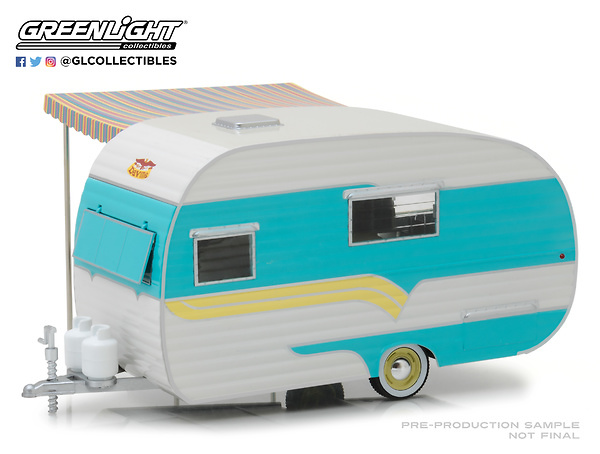 Caravana Catolac DeVille Travel Trailer (1958) Greenlight 18450A 1/24 