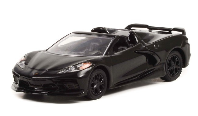 Chevrolet Corvette C8 Stingray Convertible Black Bandit Serie 26 Greenlight 1/64 