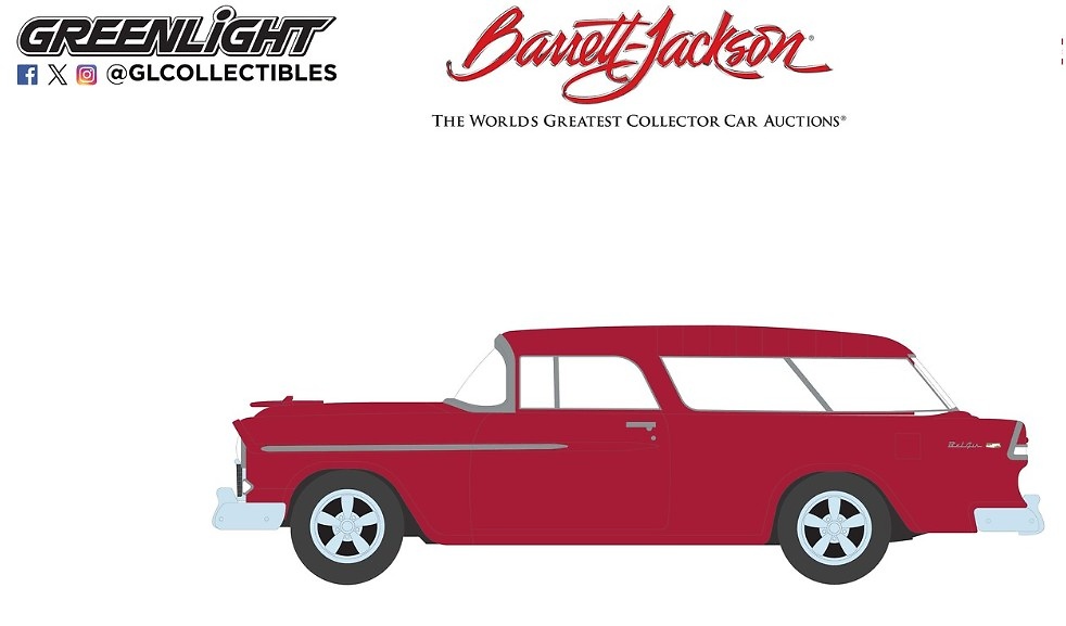 Chevrolet Nomad Custom Wagon -Palm Beach 2023- Barrett-Jackson Series 16 Greenlight 1/64 