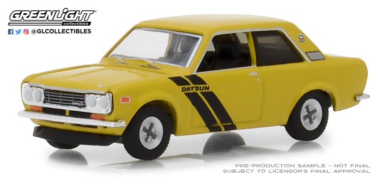 Datsun 510 Trans-am Decor Package (1972) Greenlight 47020C 1/64 