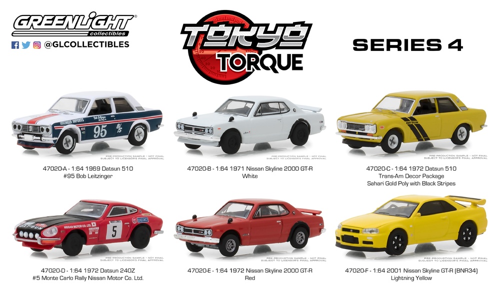 Tokio Torque serie 4 (2018) Greenlight 1/64 