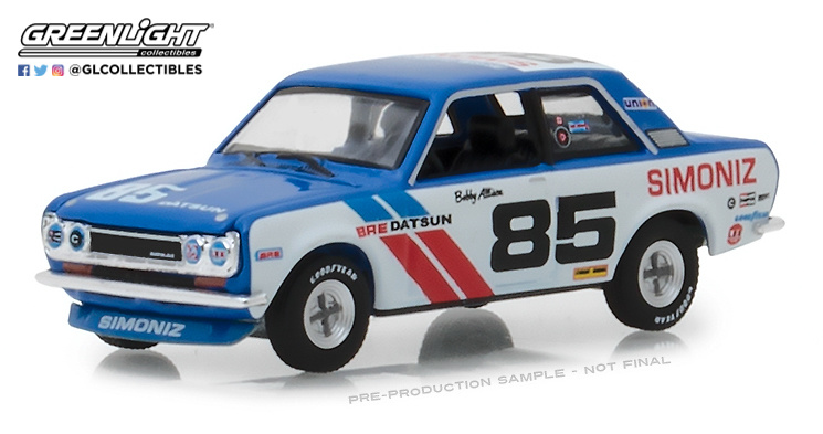 Datsun 510 nº 85 BRE Bobby Allison (1972) Greenlight 47010D 1/64 