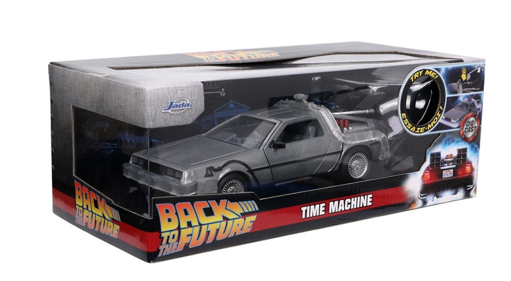 DeLorean Time Machine - Back to the Future (1985) con luces Jada Toys 32911 escala 1/24 