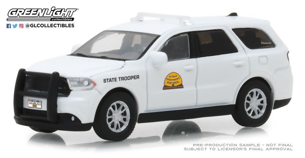 Dodge Durango Utah Highway Patrol (2017) 42860E Greenlight 1/64 