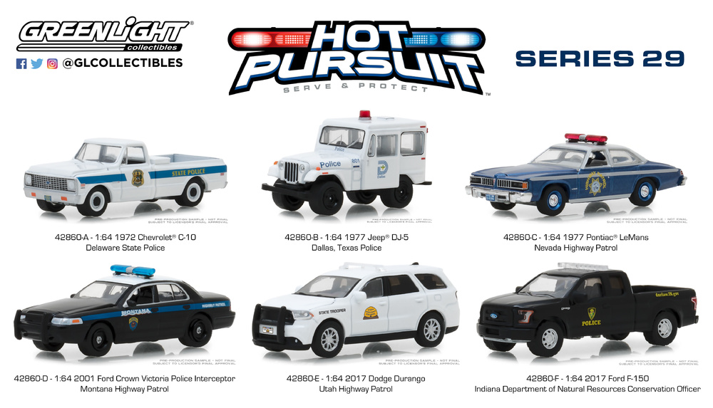 Hot Pursuit Serie 29 (2018) Greenlight 42860 1/64 