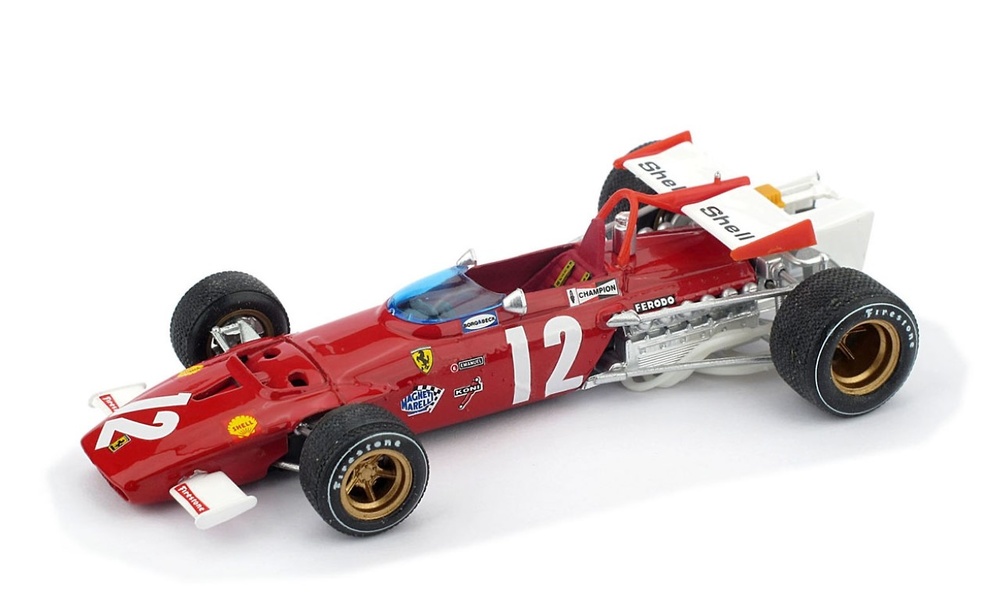 Ferrari 312 B Gran Prix Austria Nº 12 Jacky Ickx (1970) Brumm 1/43 