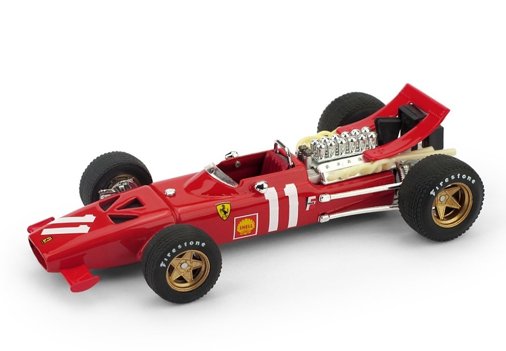 Ferrari 312 F1 GP. Montecarlo nº 11 Chris Amon (1969) Brumm 1/43 