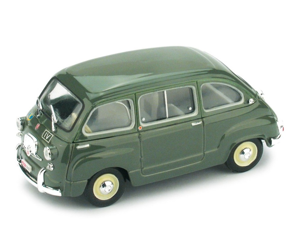 Fiat 600D Multipla Polizia Stradale (1960) Brumm 1/43 