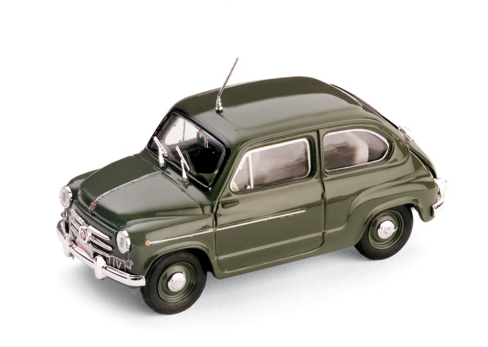 Fiat 600D Polizia Stradale (1960) Brumm 1/43 