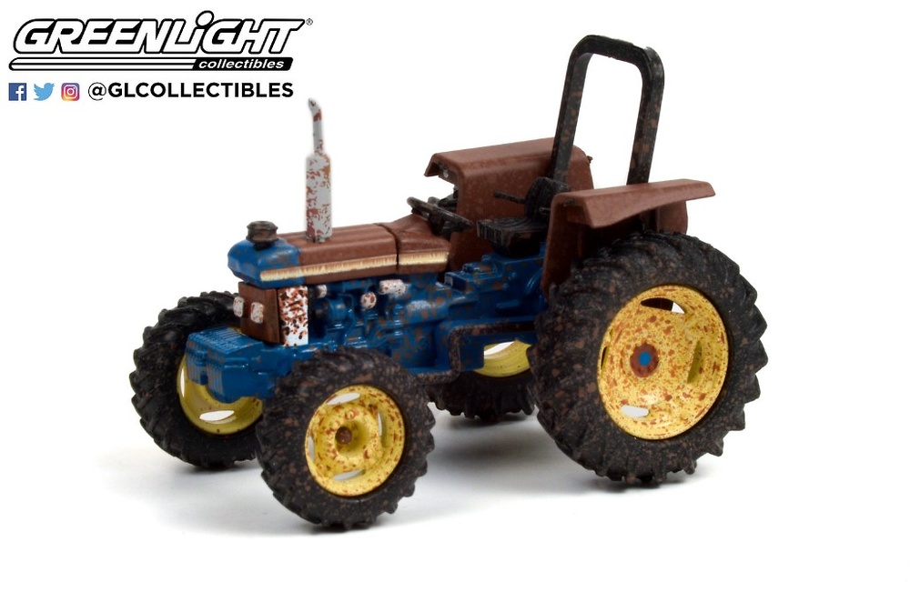 Ford 5610 4-4x4 - enviejecido - Serie 5 Down on the Farm Greenlight 48050-D escala 1/64 