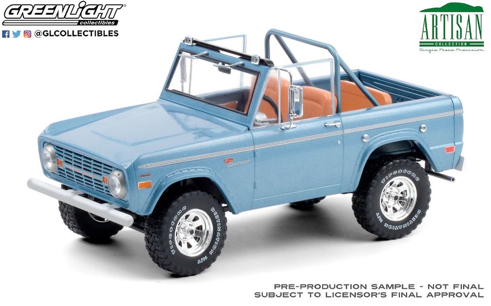 Ford Bronco Sport Azul (1969) Greenlight 1/18 