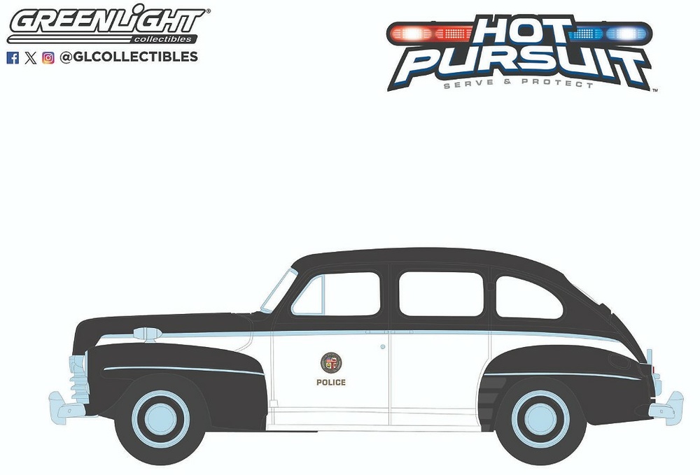 Ford Fordor - Los Angeles Police Department (LAPD) Greenlight 1/64 