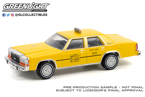 Ford LTD Crown Victoria - NYC Taxi (1991) Greenlight 1/64 