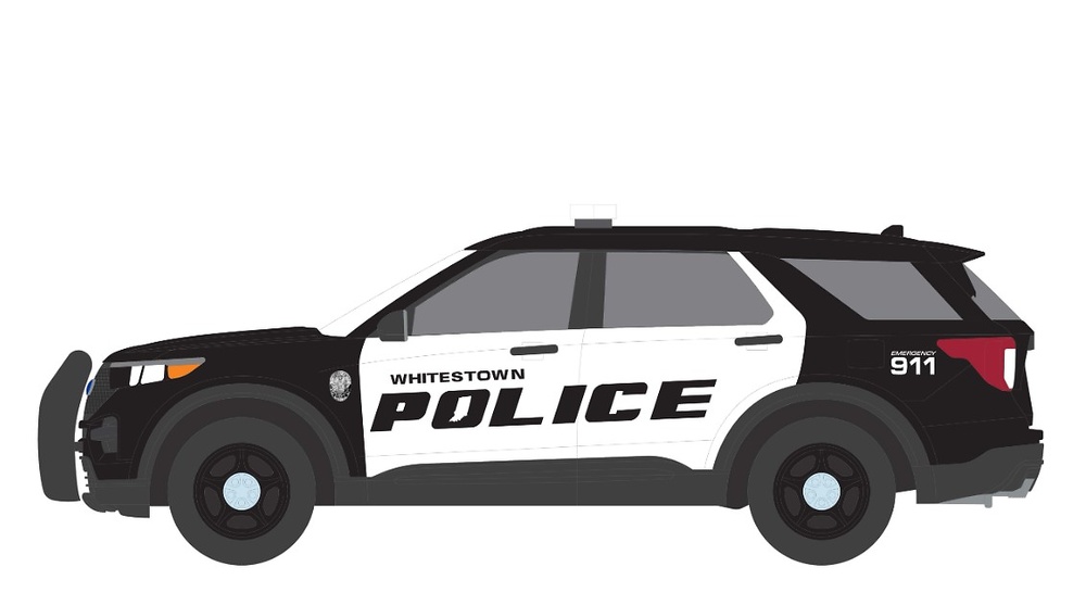 Ford Police Interceptor Utility – Whitestown Metropolitan Police Department - Greenlight 1/64 