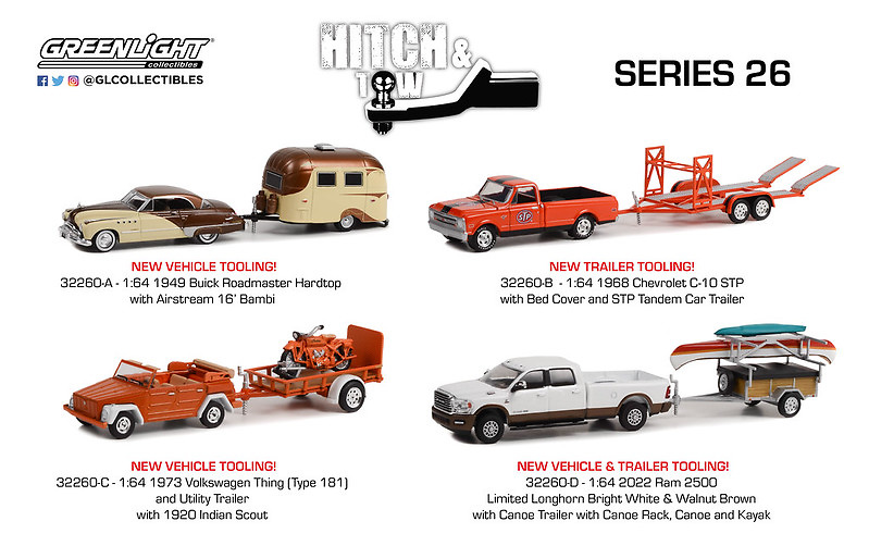 Hitch & Tow serie 26 Greenlight 1/64 